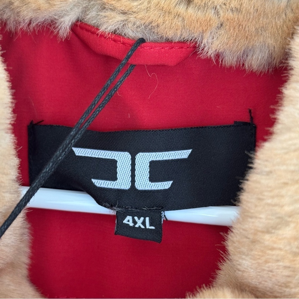 Jordan Craig Legacy Men's Yukon Fur Lined Hooded Puffer Vest in red 4XL - Picture 7 of 13